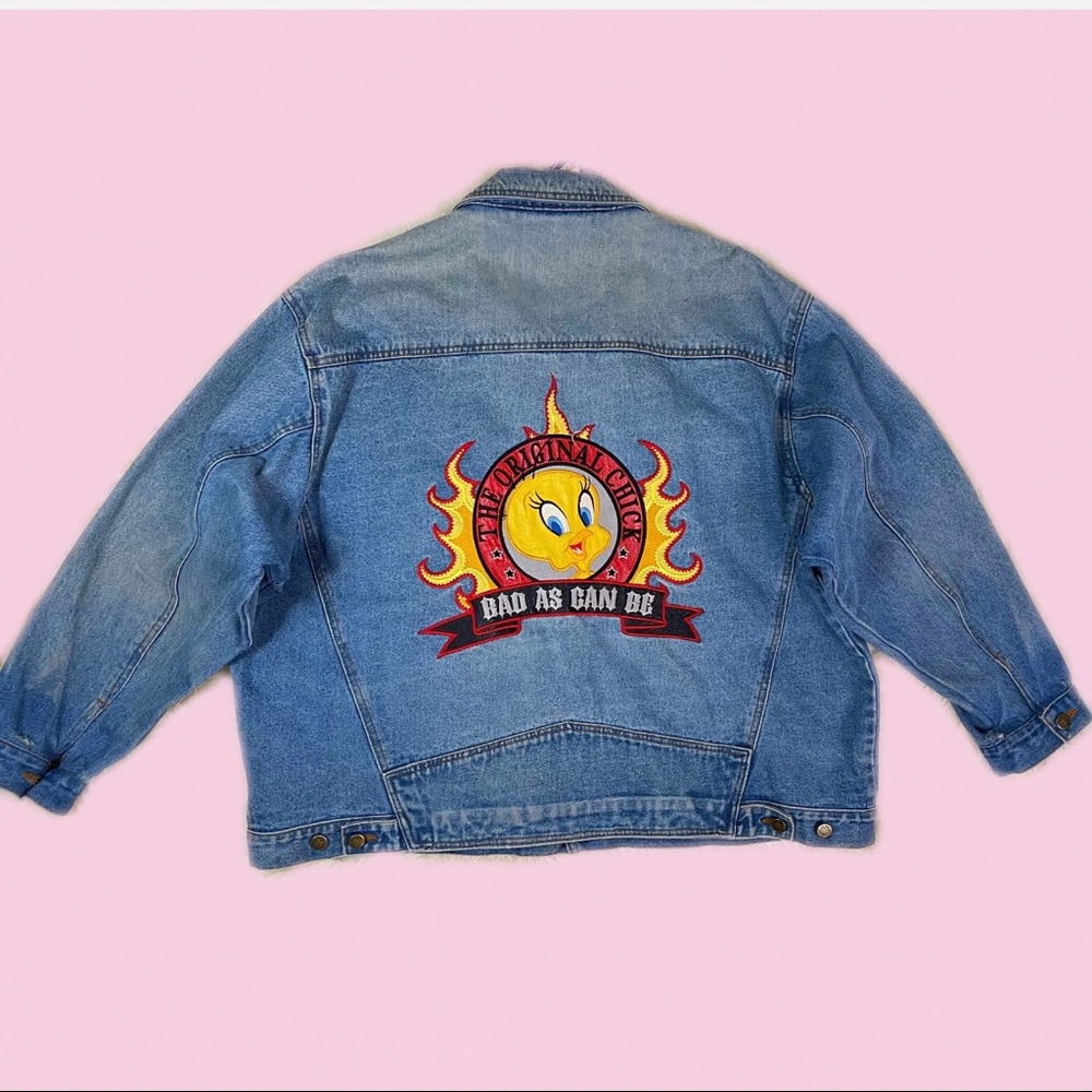 1998 Tweety Denim Jacket